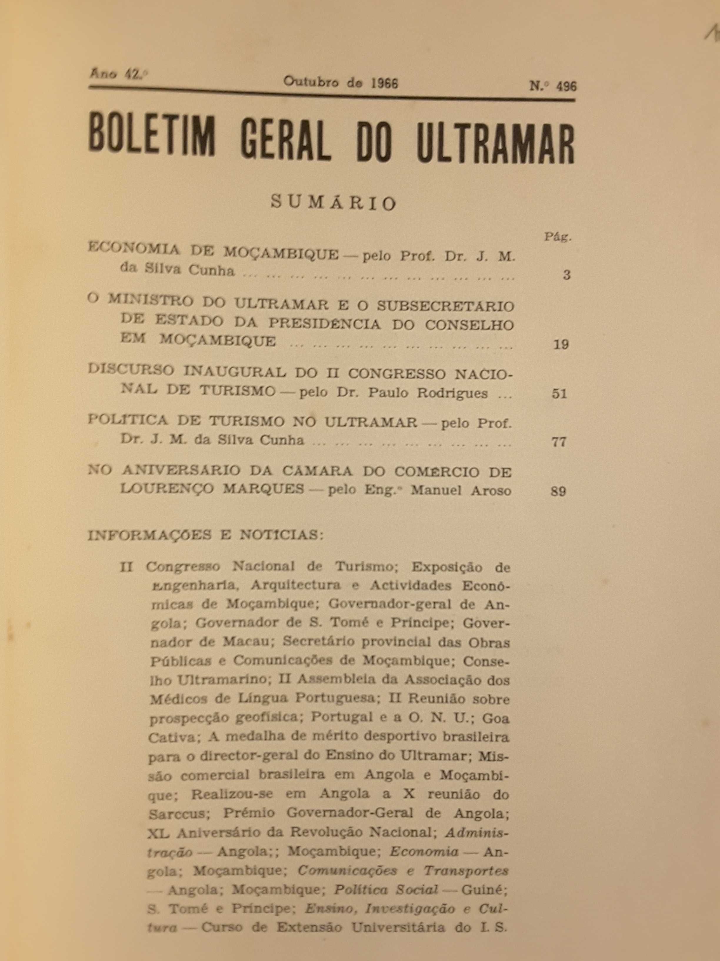 Anuários Coloniais (1930, 1944, 1945) / Boletim Geral do Ultramar