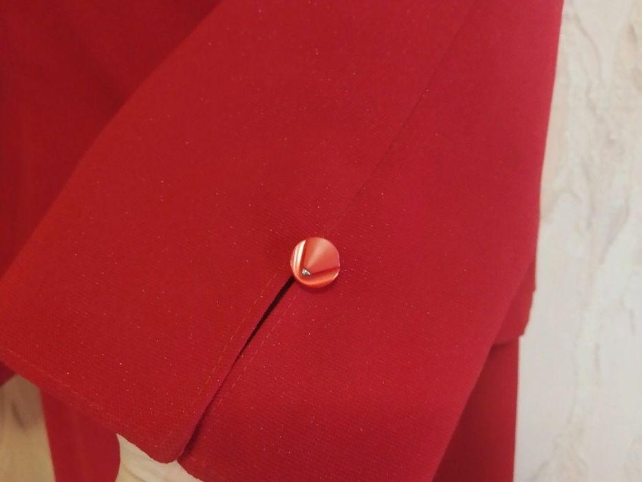 Костюм женский, жакет и платье, размер 52