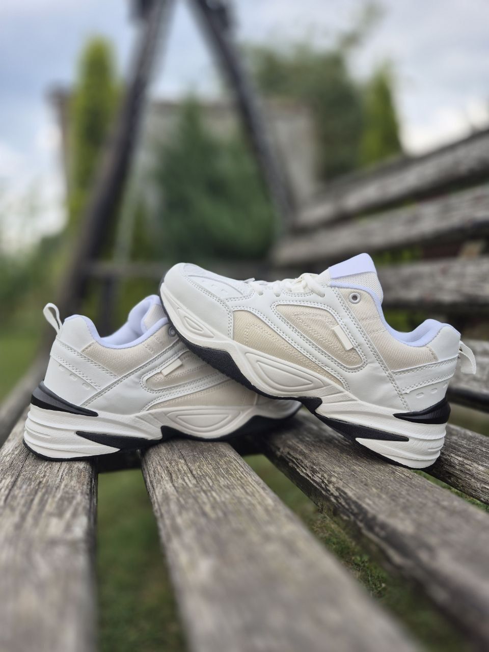 Кросівки чоловічі в стилі m2k tekno білі,сірі