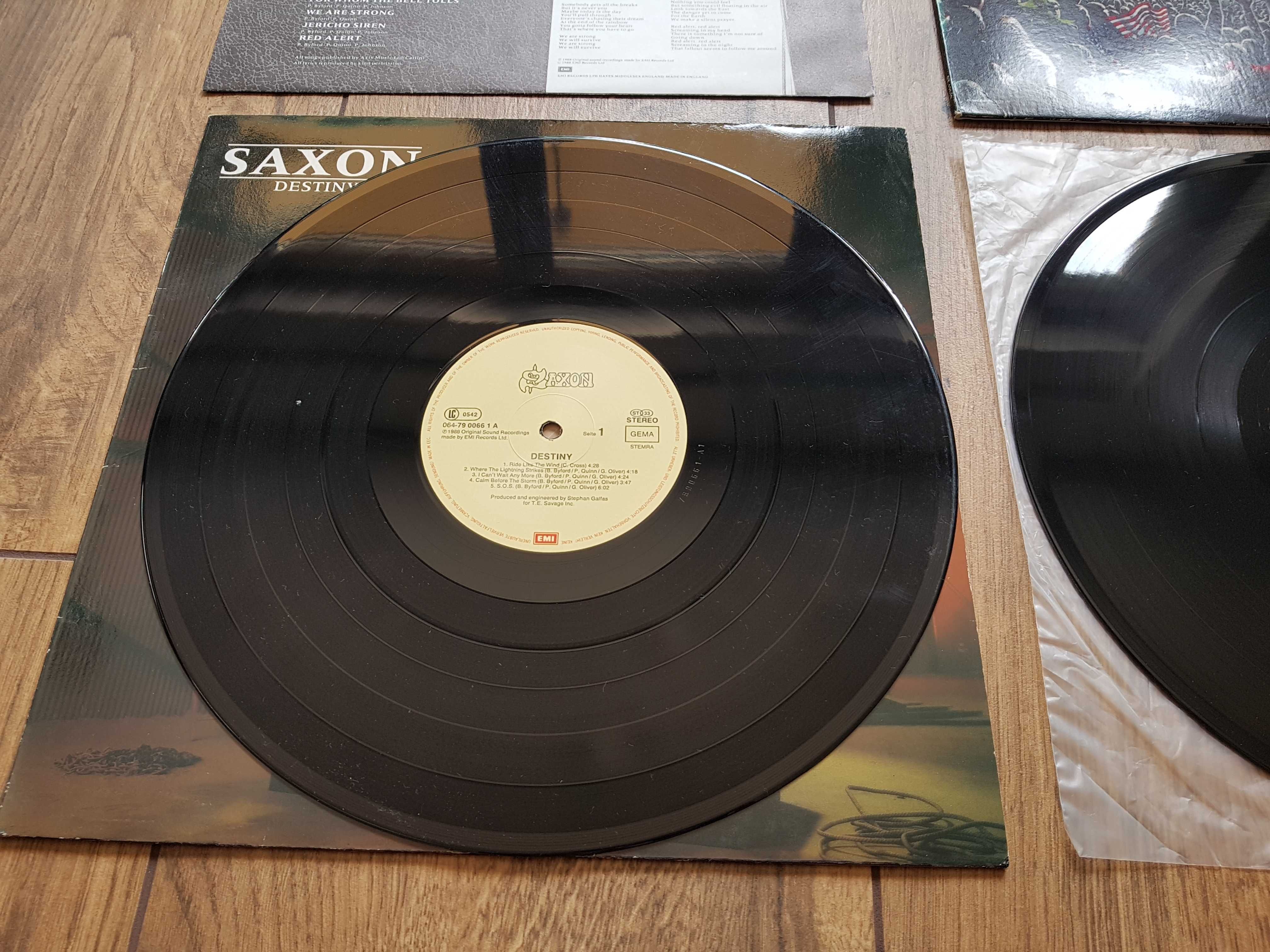 płyty winylowe: SAXON- Rock The Nations, Destiny, LP