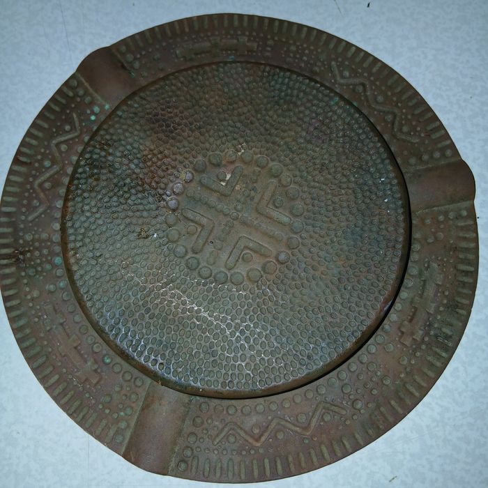 Чиканка-попільничка мідна