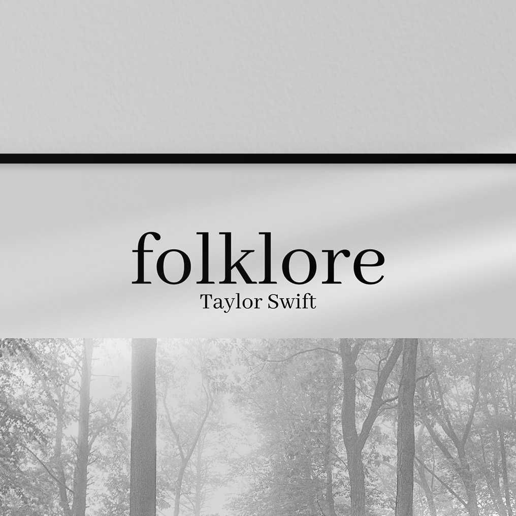 Plakat Taylor Swift Folklore 50 x 70 cm