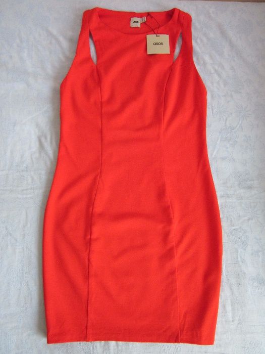 Asos czerwona sukienka L XL