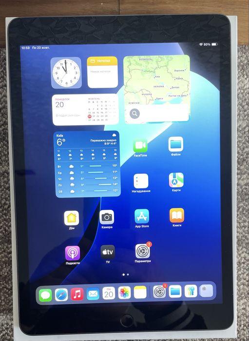 Планшет Apple iPad 10.2 64GB, Wi-Fi (Space Gray) 2021 (MK2K3)