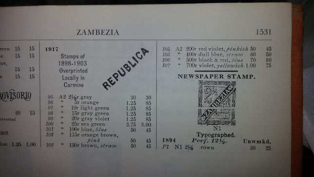 Znaczki 1963 Postage Stamp Catalog