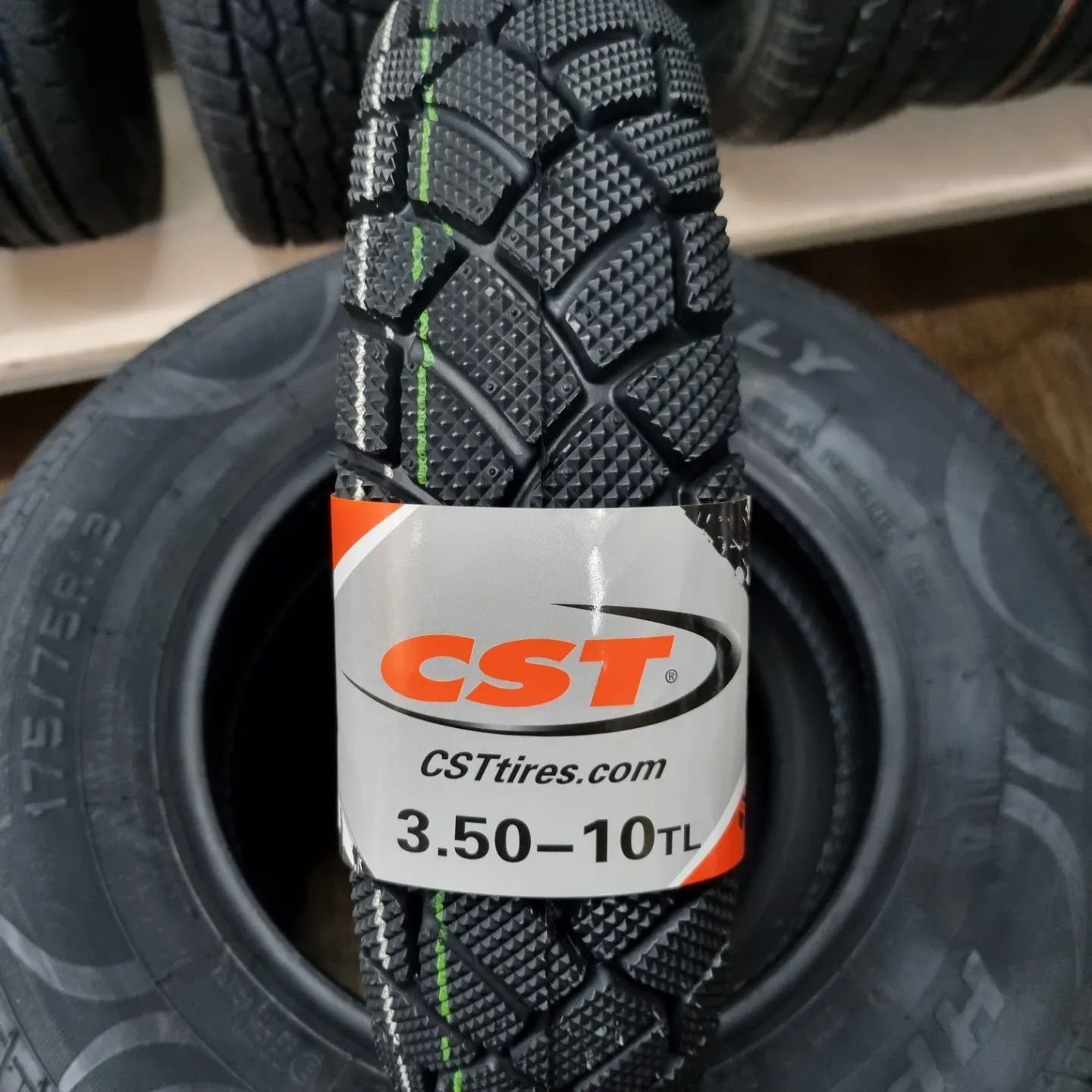 Акция! Шины для скутера, мопеда 3.5-10 CST CM 502,  3.5 10,3.5х10