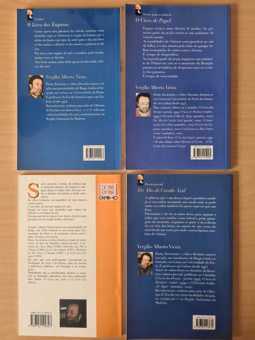 4 livros infantis de Vergílio Alberto Vieira