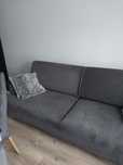 Szara sofa rozkładana
