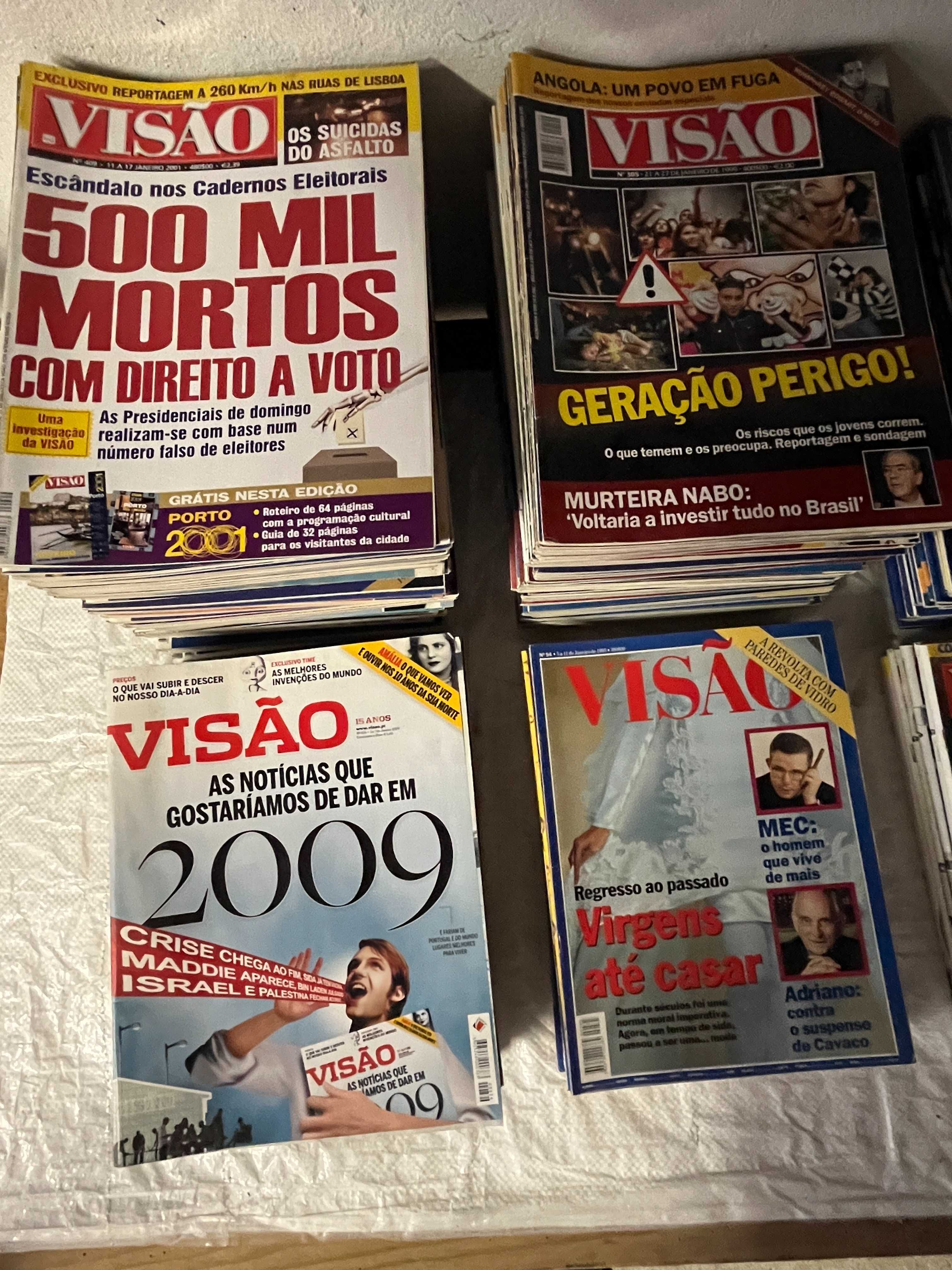 Revistas antigas VISÃO – a saldar 0,50€