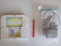 Nintendo 2ds branca e vermelha