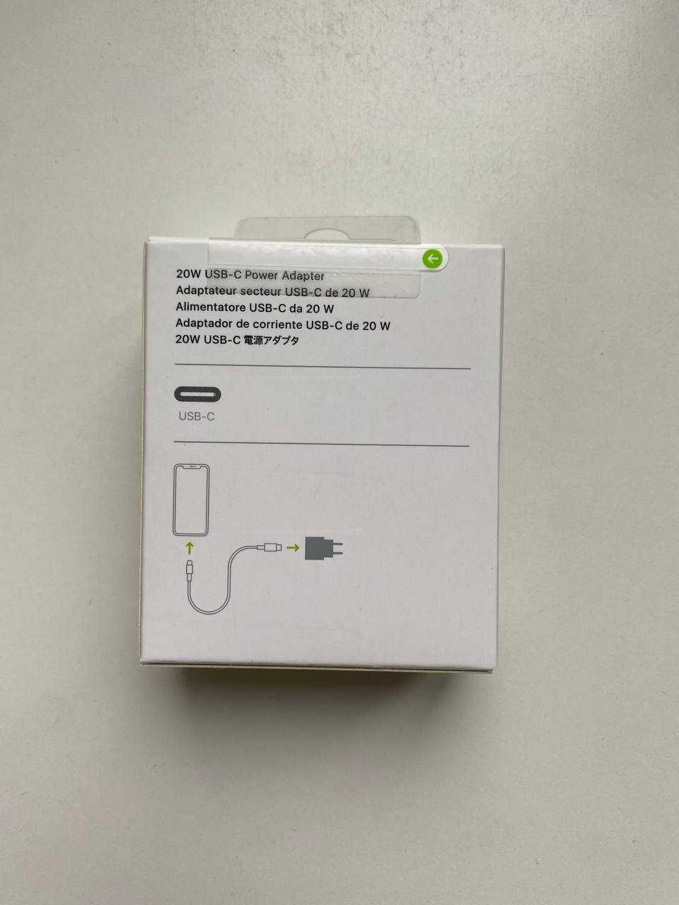 Мережевий зарядний пристрій Apple 20W USB-C Power Adapter (MHJE3ZM/A)