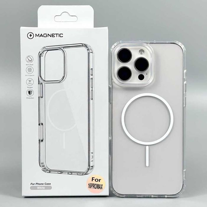 Акція! Чохол з MagSafe для iPhone 16 Pro Max | Магсейф чехол на Айфон