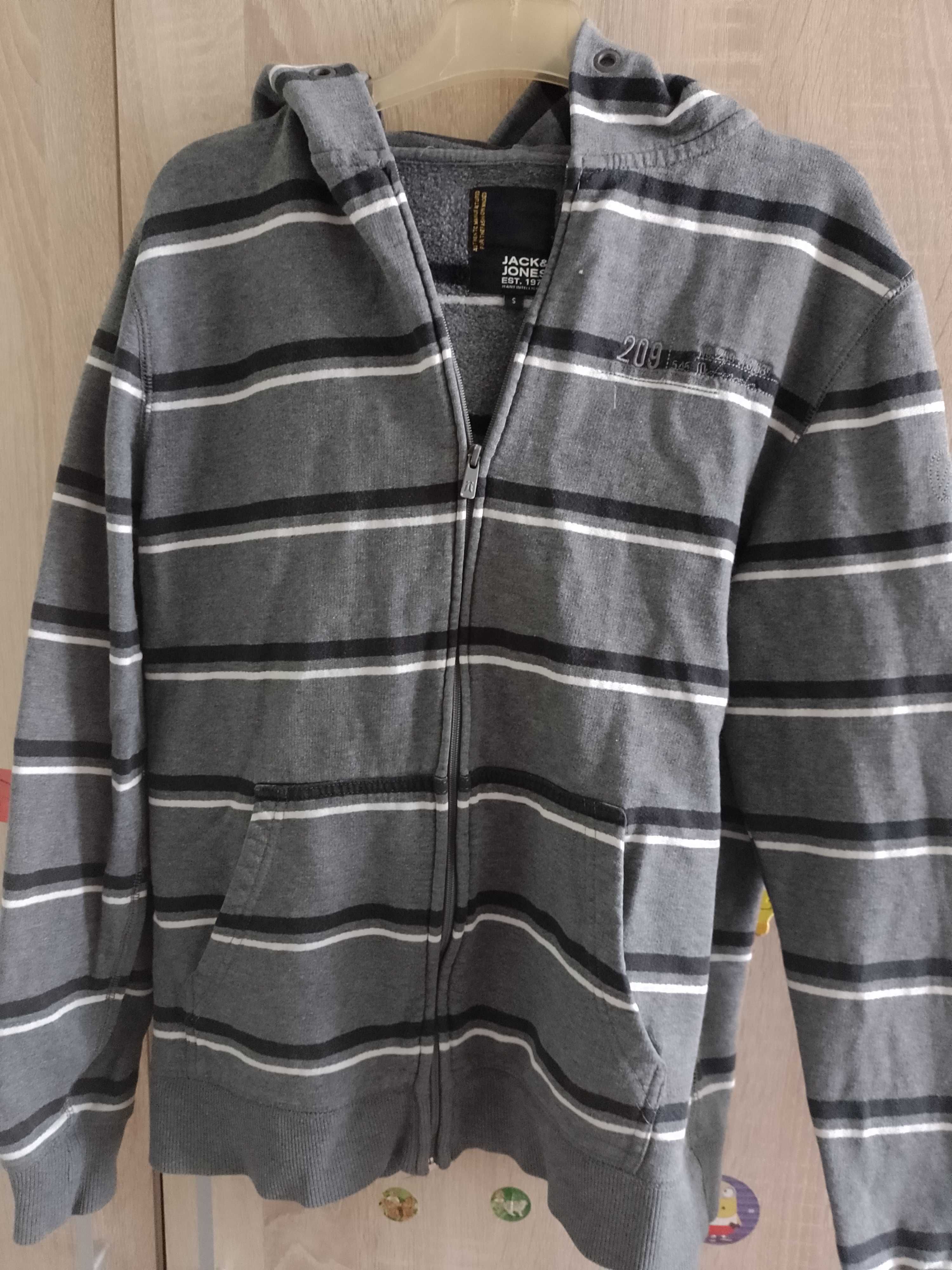 Bluza z kapturem w paski Jack Jones