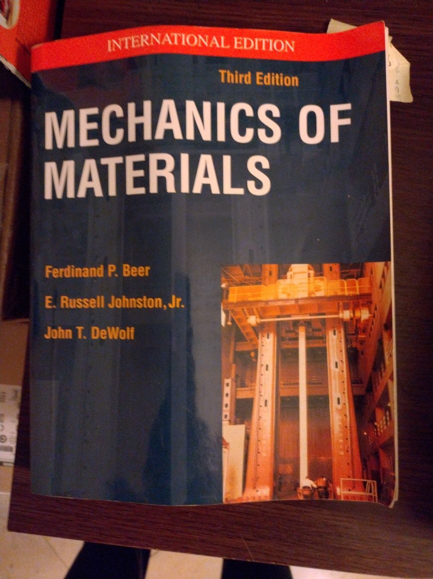 Livro técnico Mechanic of Materials, 3rd Edition