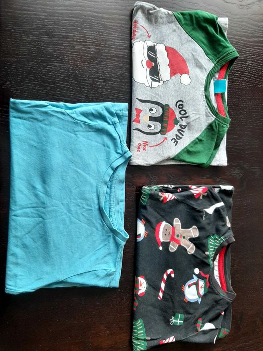 3 koszulki dlugi rekaw rozmiar 104 dla chlopca