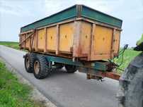 Przyczepa skorupowa 11-12t tandem zdrowa
