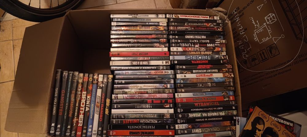 Filmy dvd szt 10zl  670szt