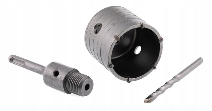 Otwornica Frez Do Betonu Sds+ Do Puszek Zestaw 65 + 80 Mm