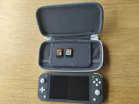 Nintendo Switch Lite cinzenta + 2 jogos (descrição) + Bolsa