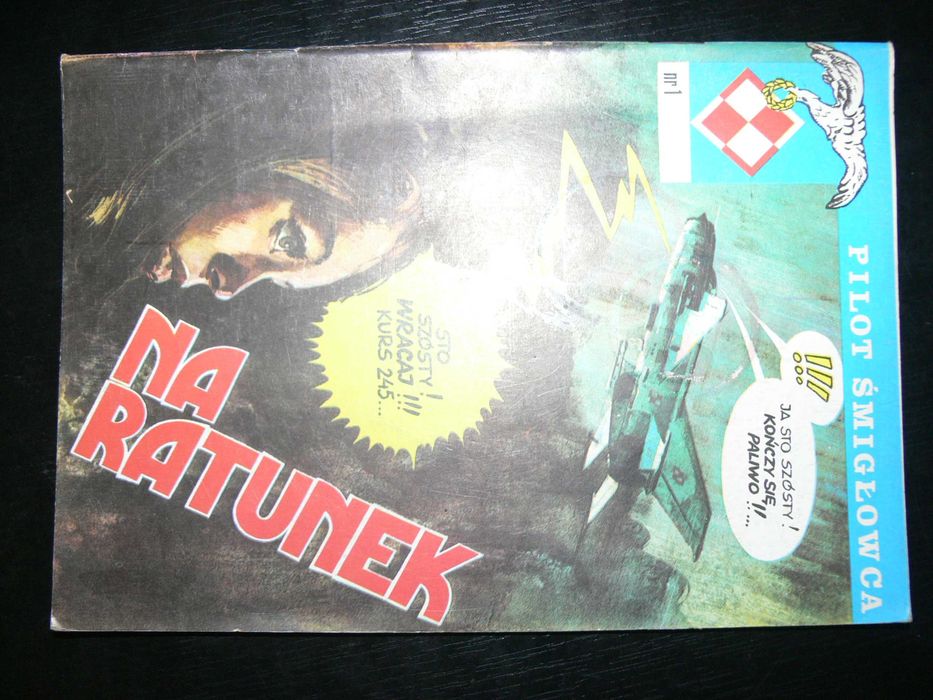 Komiks Pilot Śmigłowca Na Ratunek nr 1 z okresu PRL ideał