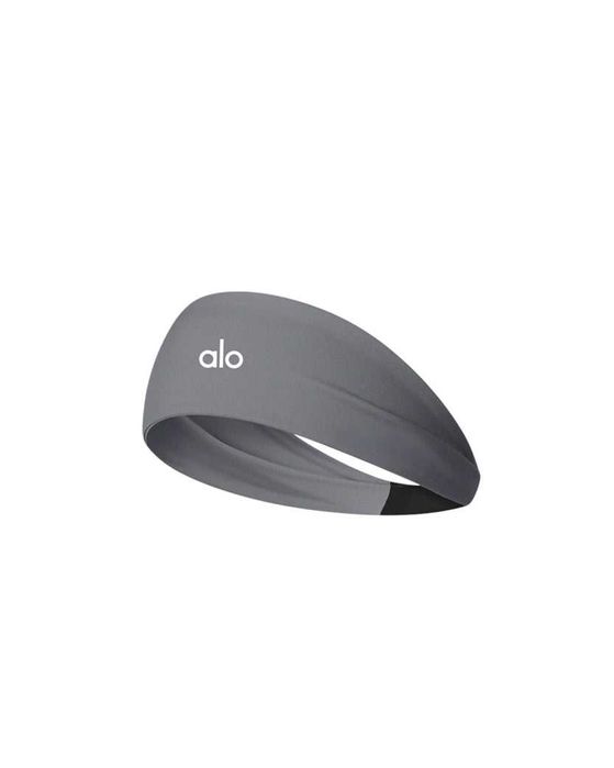 Повязка Alo Yoga Performance Conquer Headband Grey
