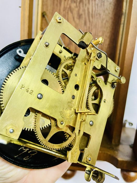 Gustaw Becker zegar wahadłowy 100 % sprawny z mojej kolekcji