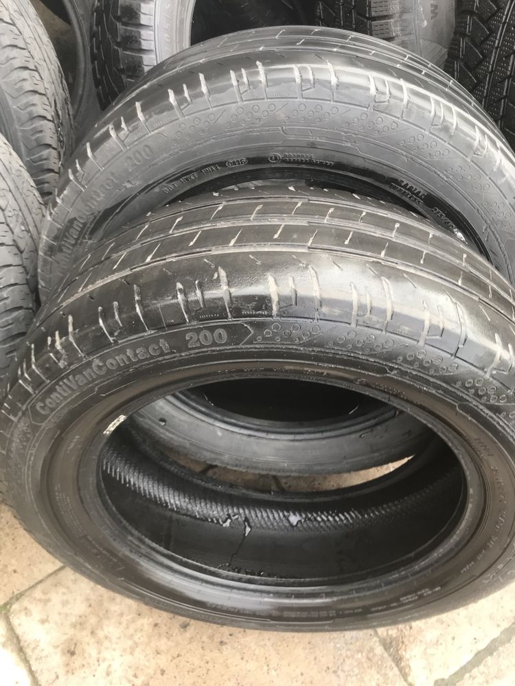 2 szt.para opony letnie 16r.6 mm 215/60R17C Continental VanContact 200