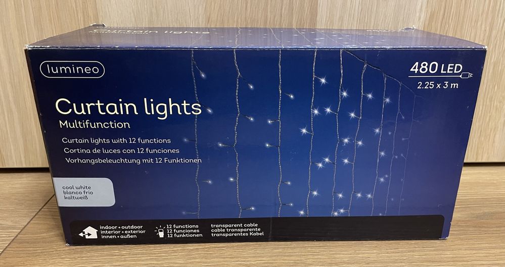 Kurtyny świetlne 480 led Lumineo