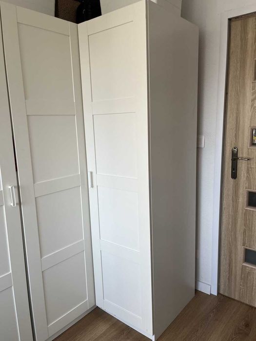 Szafa narożna biała pax 201cm wysokości Ikea
