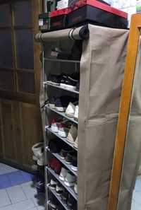 Удобный шкаф для обуви,тканевый стелаж для хранения обуви Shoe Cabinet