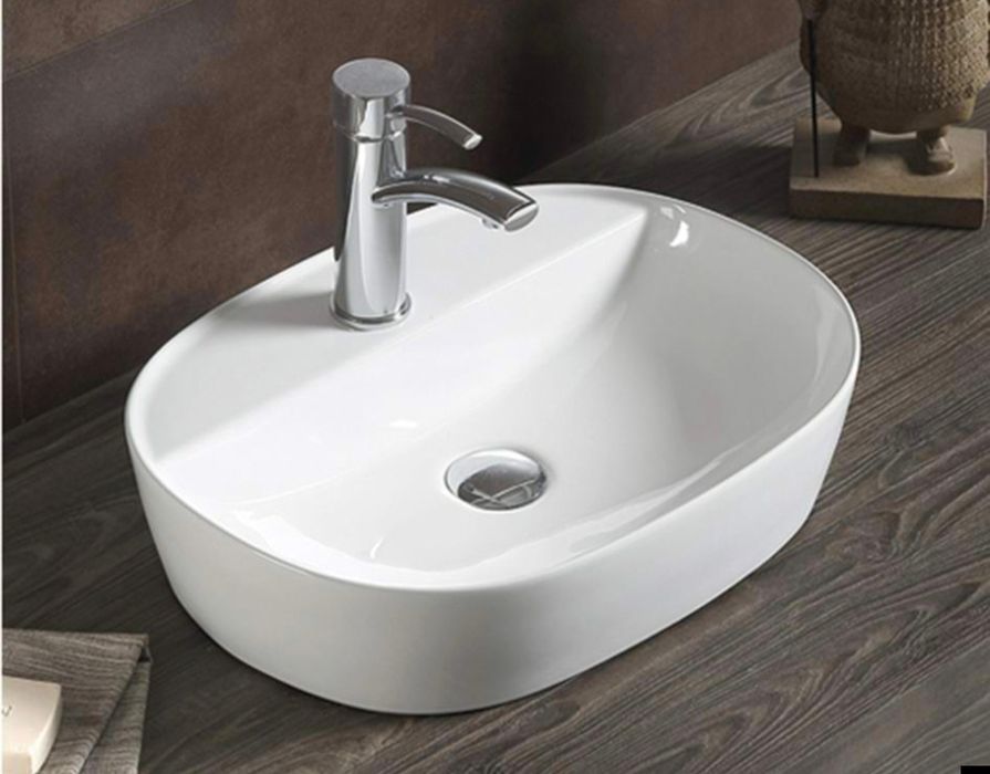 Nowa umywalka nablatowa ceramiczna Mexen  Iris 50x38 cm