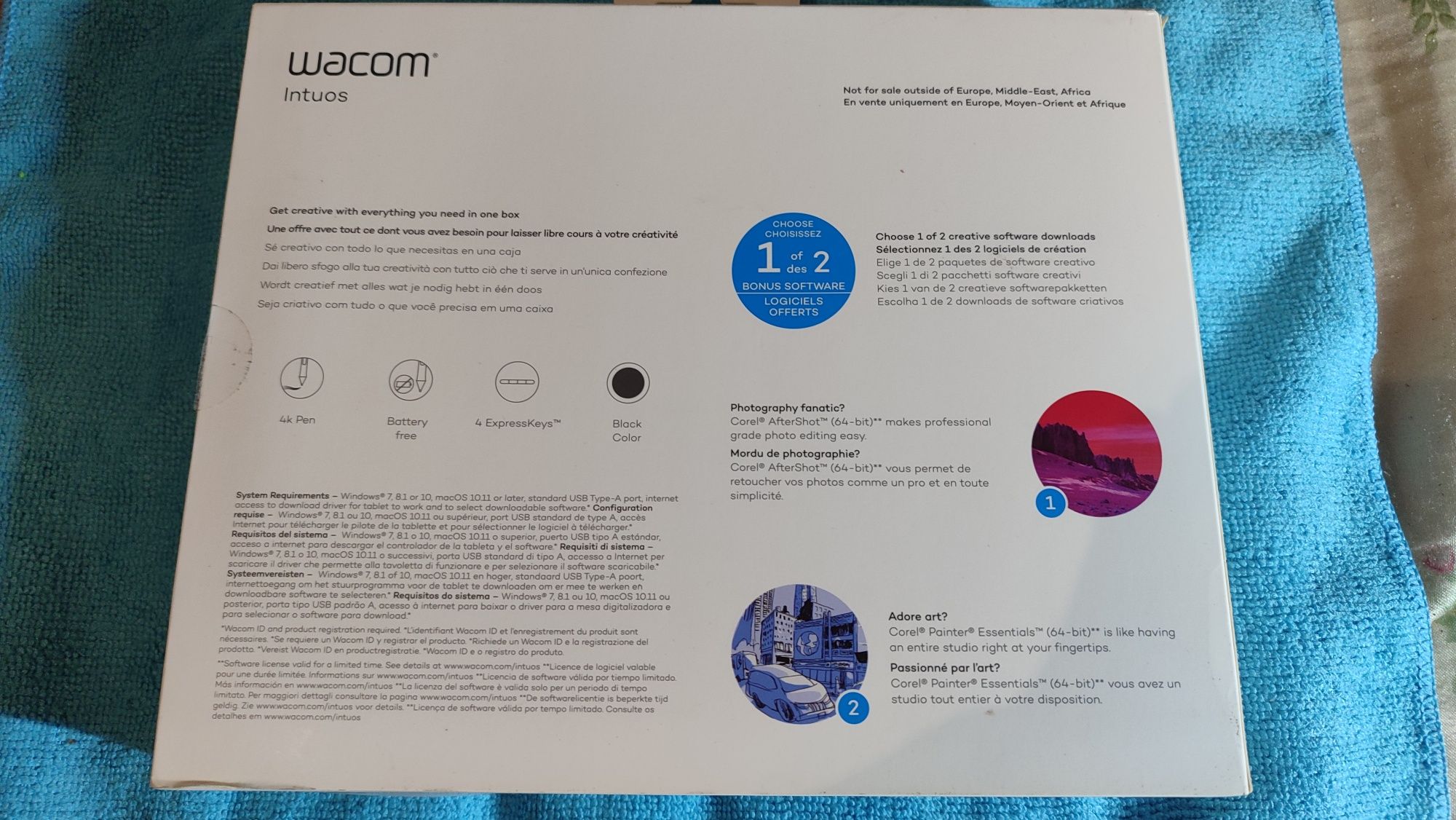 Mesa de desenho Wacom Intous