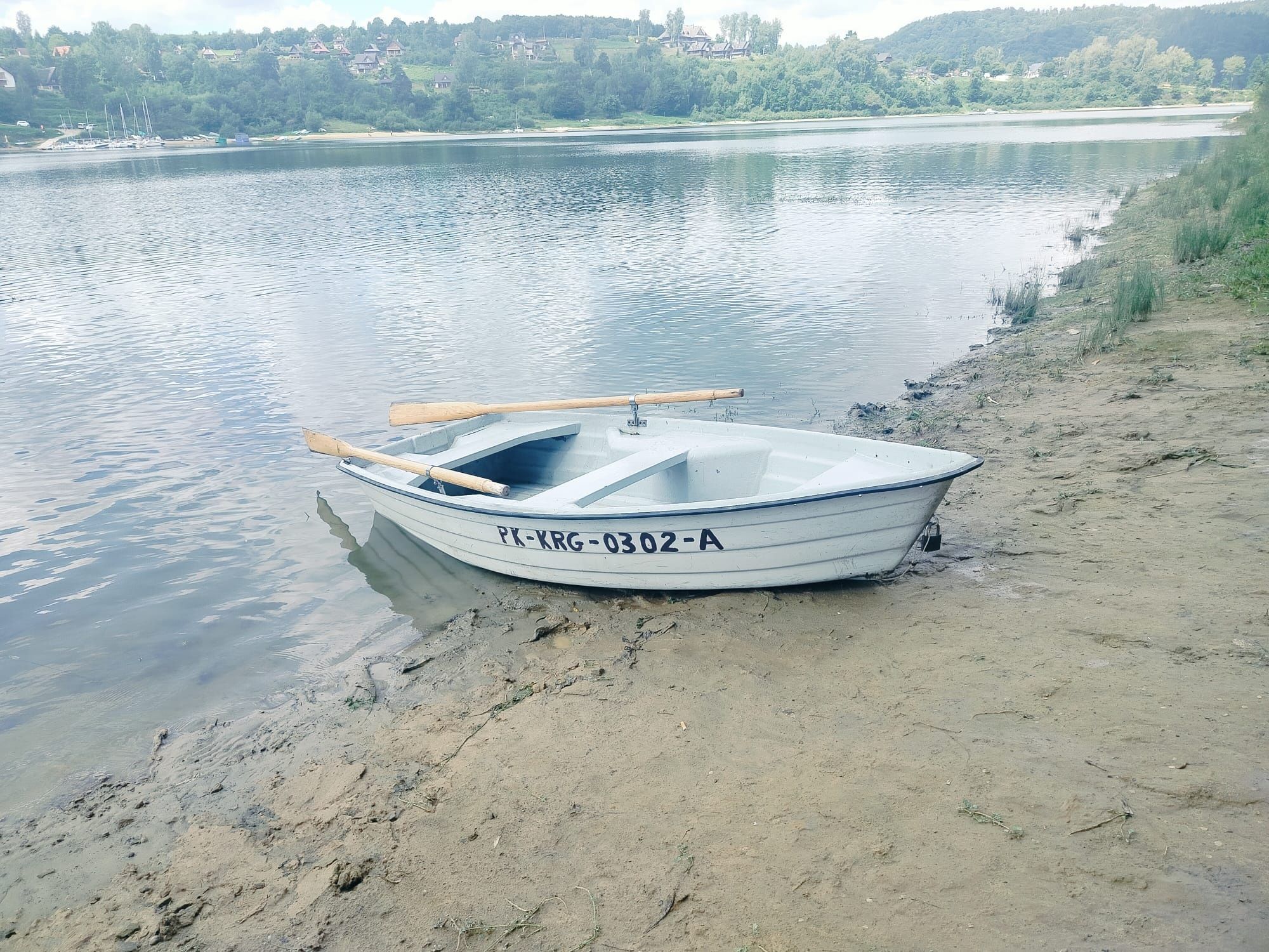 Łódka Wędkarska Wiosłowa
