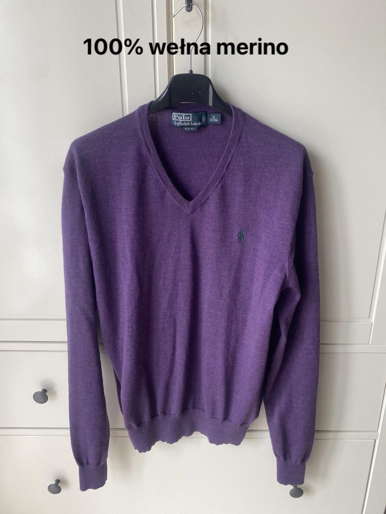 Sweter Polo Ralph Lauren M wełna merino