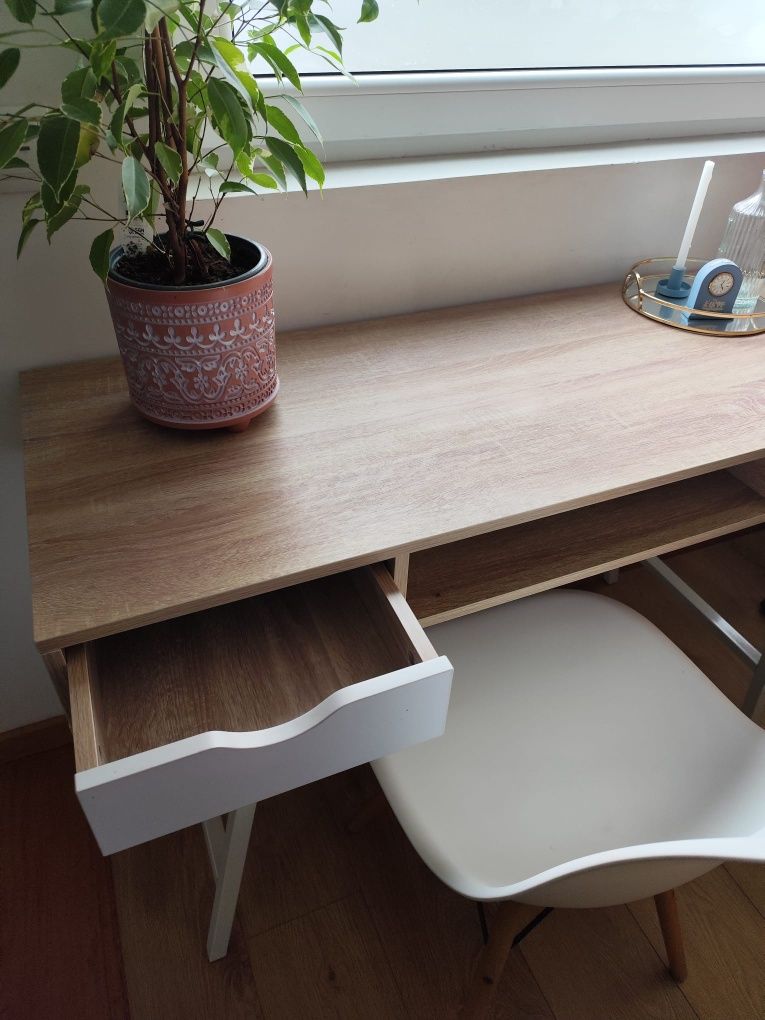Secretaria com 2 gavetas vintage oak