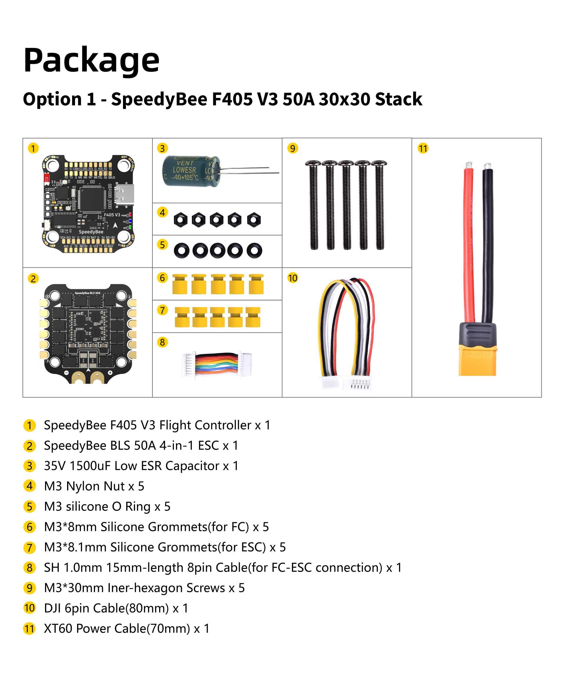 Стек SpeedyBee F405 V3 ESC50A