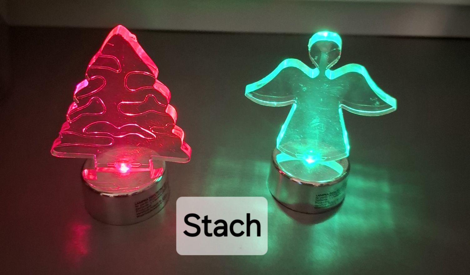 Lampki Świąteczne LED Aniolek Choinka  zmieniają kolory