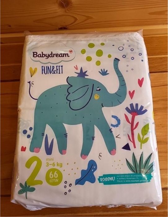 Підгузники babydream FUN&FIT 2/памперси 2