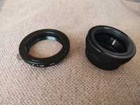 Orginalny japoński manualny adapter bagnet:T/OM i T/Konica od Hama