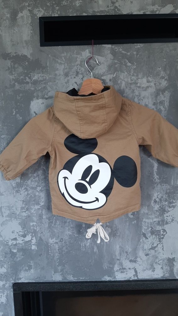 Kurteczka na podszewce na wiosnę Mickey Mouse Disney, rozm. 80, stan b