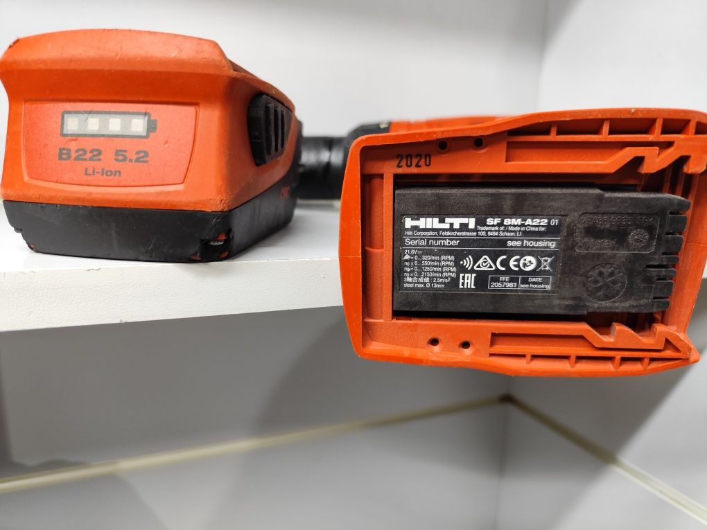 Hilti SF 8M-A22 акумуляторний шуруповерт Хілті