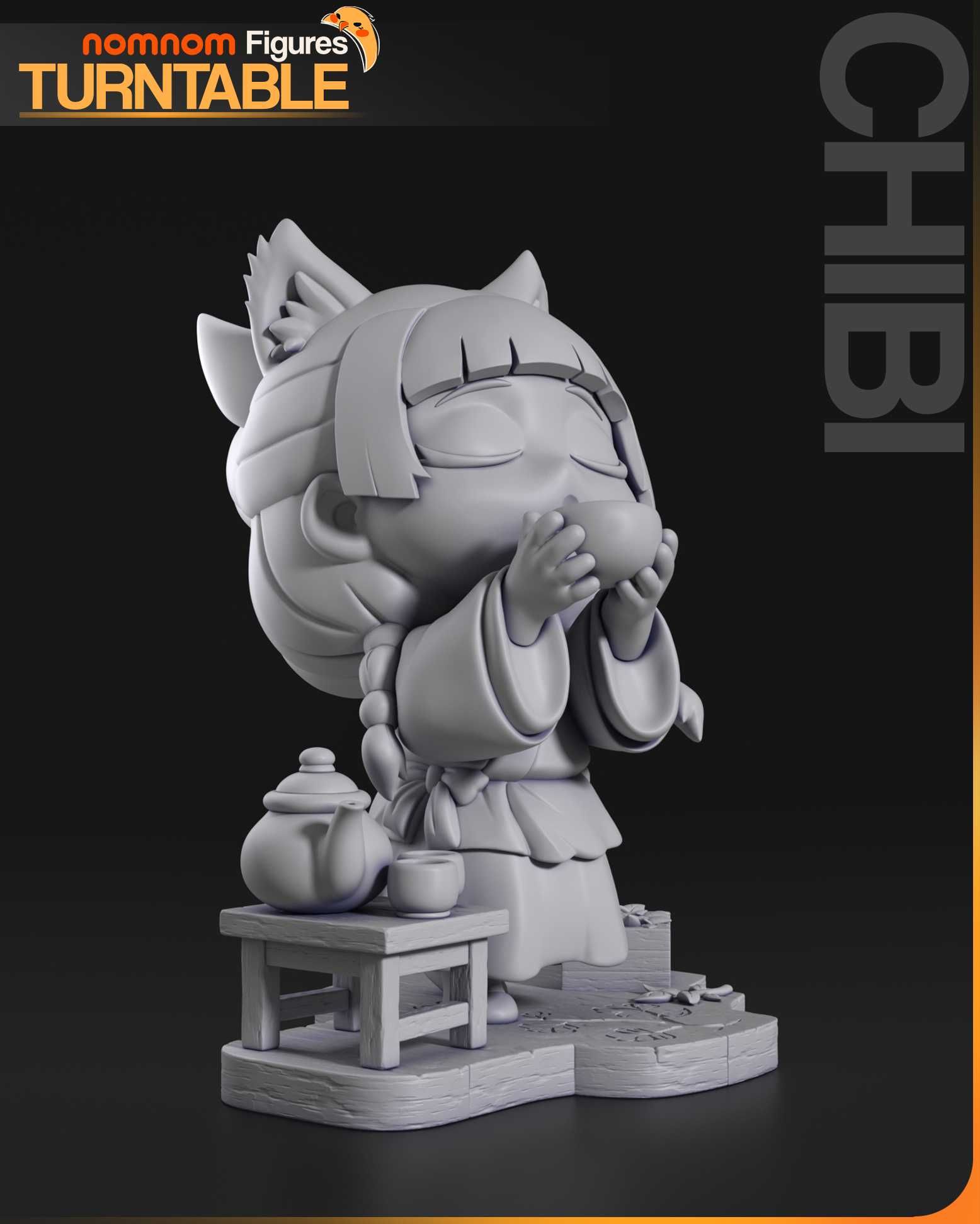 Chibi Maomao - The Apothecary Diaries - 66mm - Druk 3D Żywica Figurka