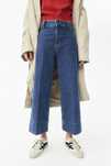 Spodnie jeansowe wide leg cropped H&M 36