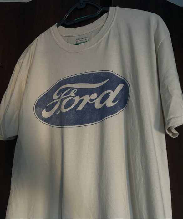 Koszulka original Ford vintage retro logo biały t-shirt XL