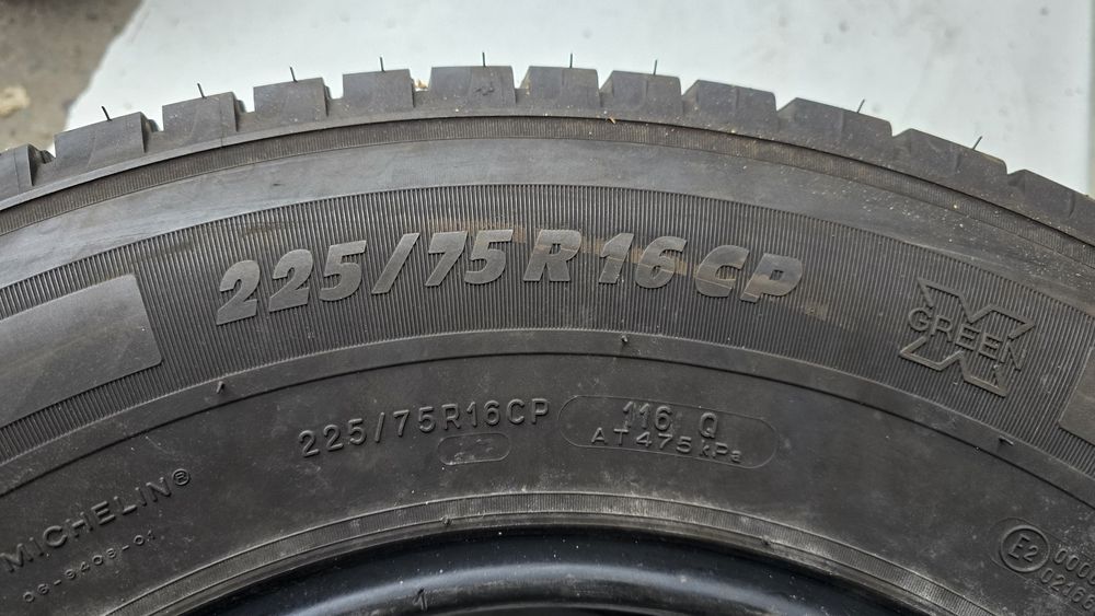 P21 2 x 225/75r16CP Michelin Agilis Camping 116Q opony letnie używane