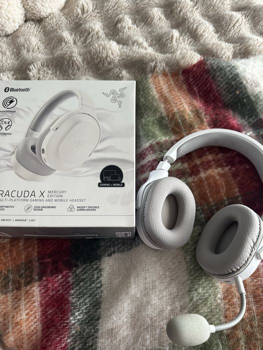Sluchawki bezprzewodowe Razer Barracuda X Mercury Edition
