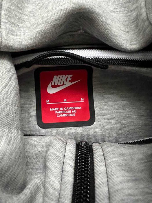 ОРИГІНАЛ! Кофта Nike Tech Fleece Fz Wr Grey XS S M | HV0949-063