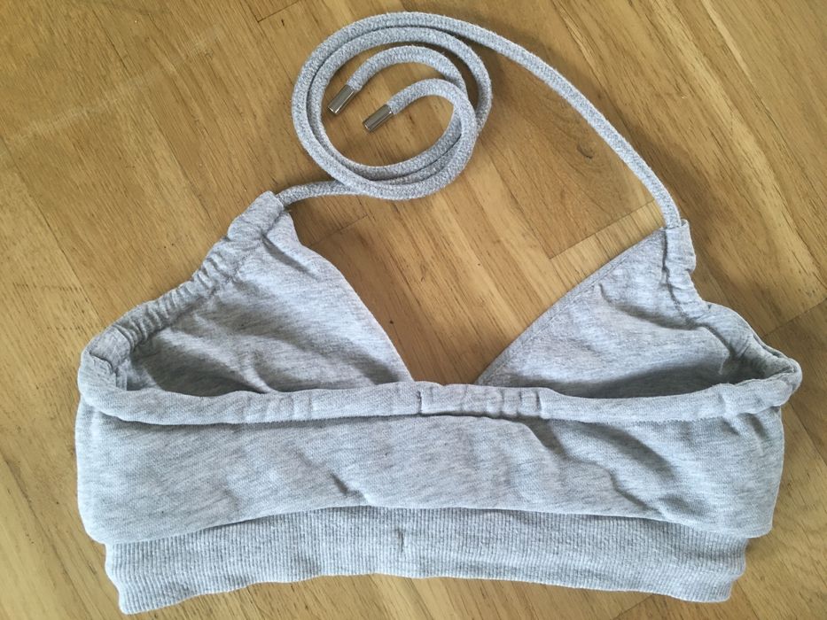 Stanik/ Top szary LOVE MOSCHINO r.34 XS