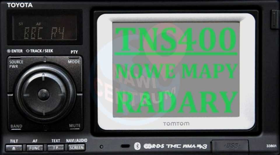 Toyota TNS400 TomTom Mapy 2023 (11.05) Radary Polski język