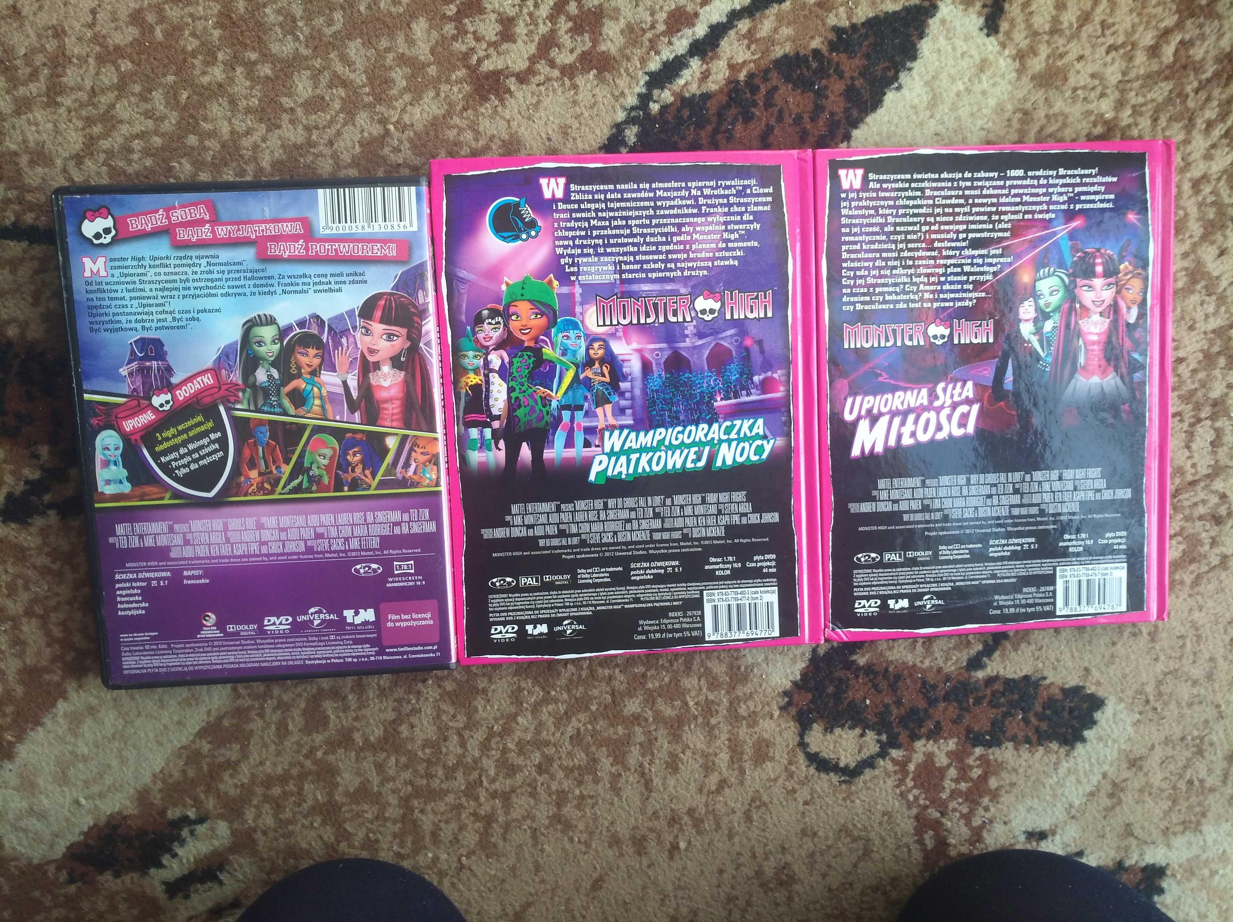 Bajki na dvd Monster High